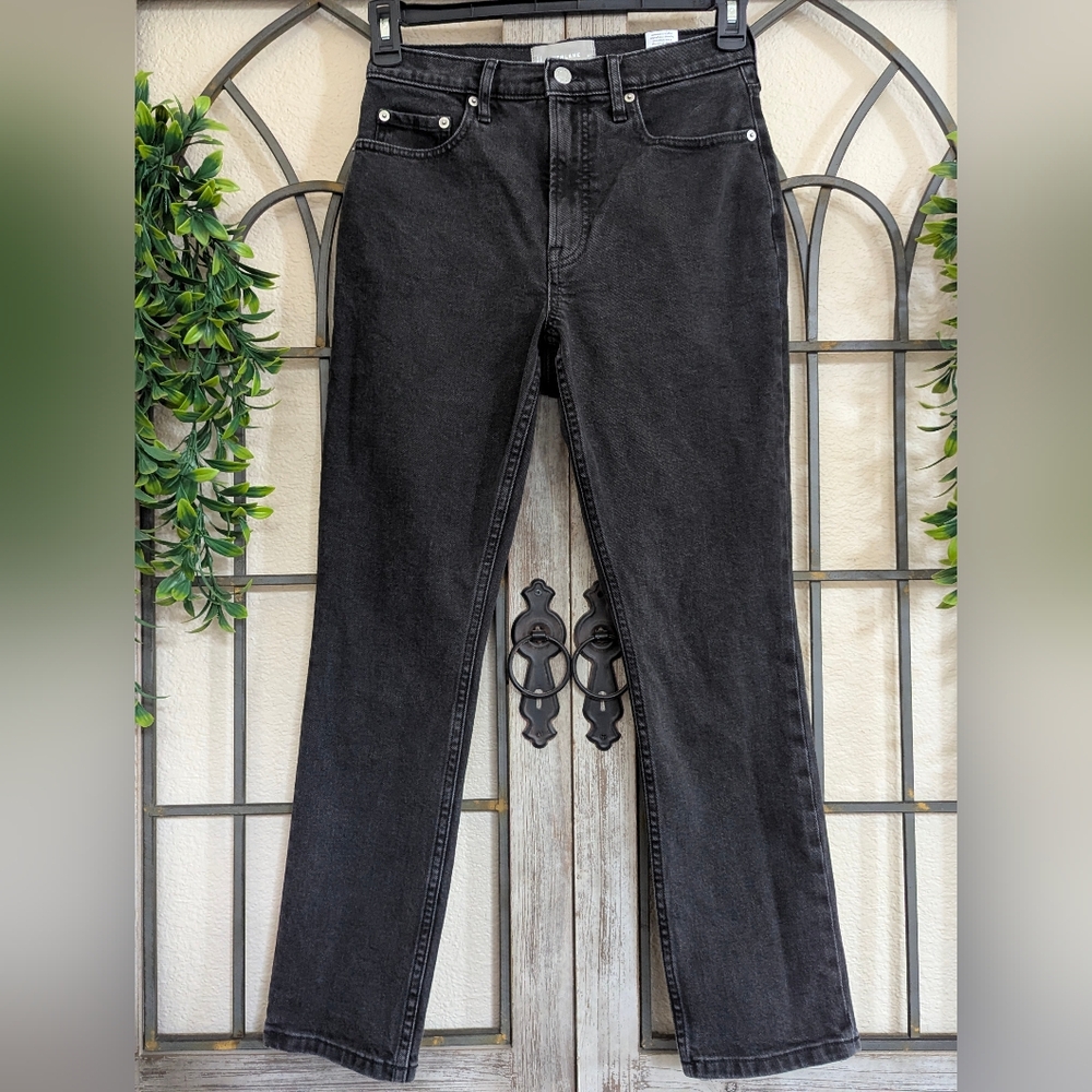 Everlane Classic Black Rag Wash Women's Jeans Size 26S